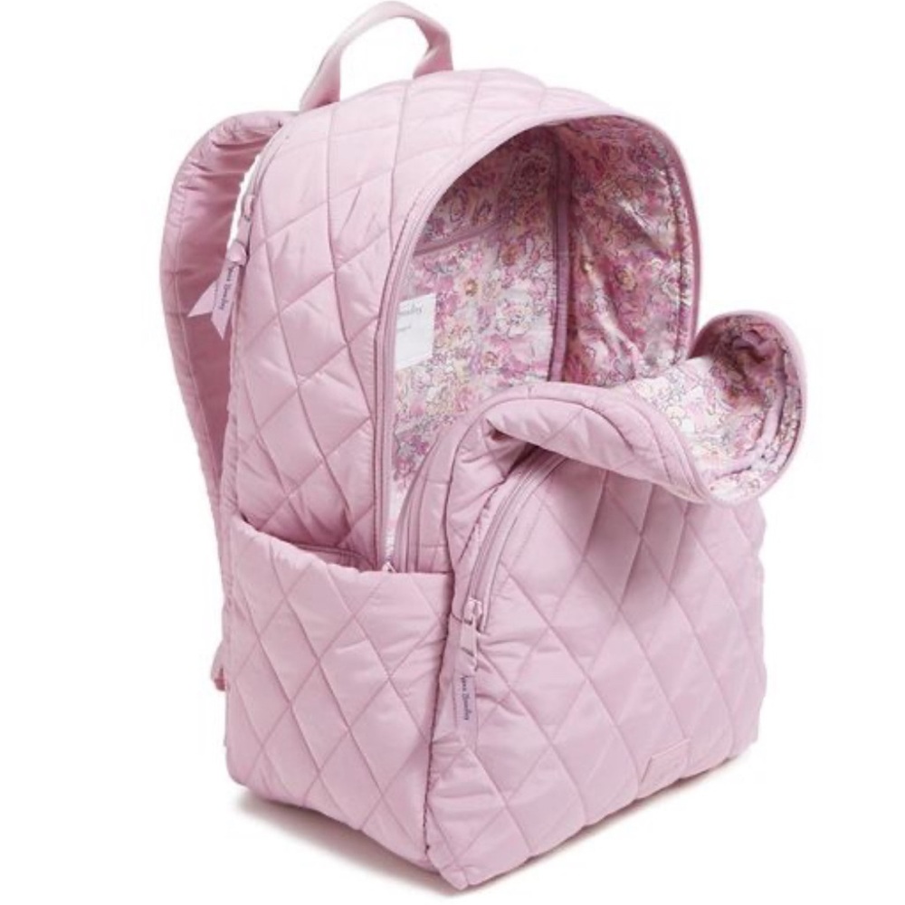 NWT Vera Bradley Ultralight Essential Large Backpack Light Dusky Plum Pink